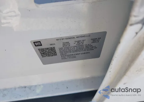 2025 Chevrolet Malibu Fwd 1Lt from USA, damaged, VIN 1G1ZD5ST9SF118301